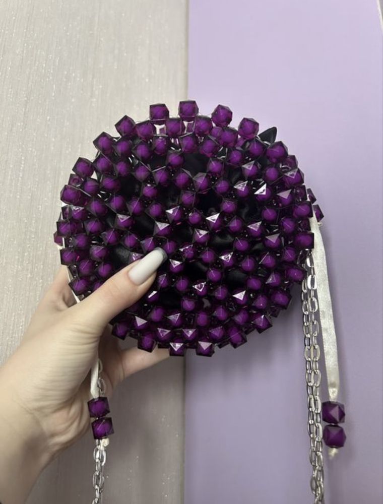 сумка ручной работы из бисера