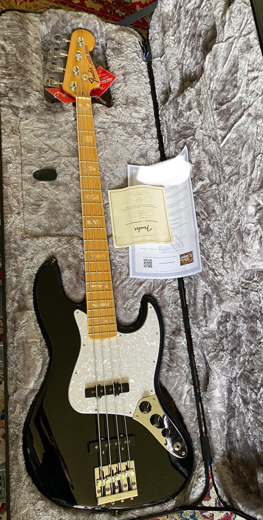 - American Fender Jazz Bass Geddy Lee Original , absolut  Nou.