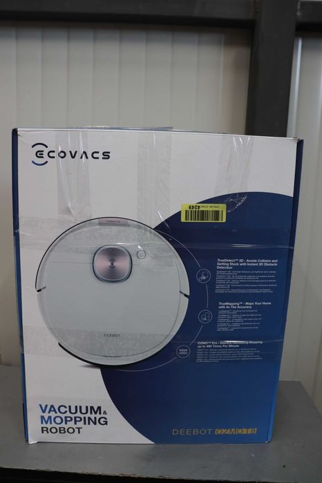 Прахосмукачка робот ECOVACS DEEBOT OZMO T8, ламинат/килими/Alexa