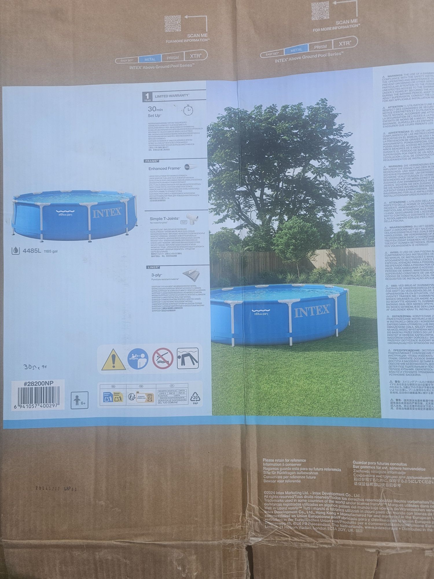 Baseyn INTEX 3.05m x 76sm