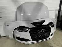 Bot /Fata audi a6 c7 2012 alb aripi capota bara far trager
