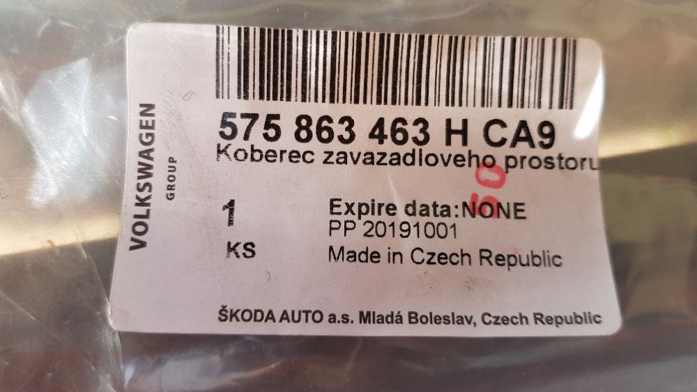 Podea cu mocheta pentru portbagaj Skoda Karoq/Seat Ateca