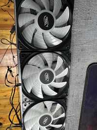 Deepcool CF120 RGB/ARGB Tripple Fan(Корпусные вентиляторы/кулеры)