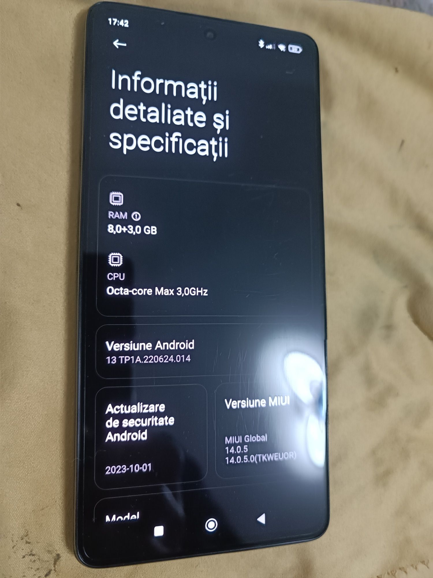 Xiaomi redmi 11T,128gb/8ram,ca nou