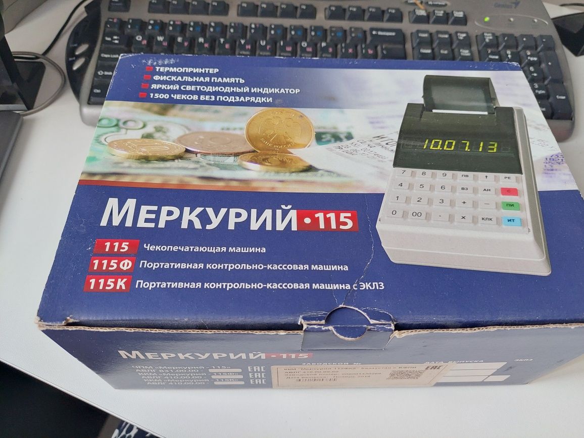 Продам ККМ Меркурий 115ФКz - Новый