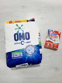 Omo Active Oxygen 6 kg+ цветоулавящи кърпички (подарък)