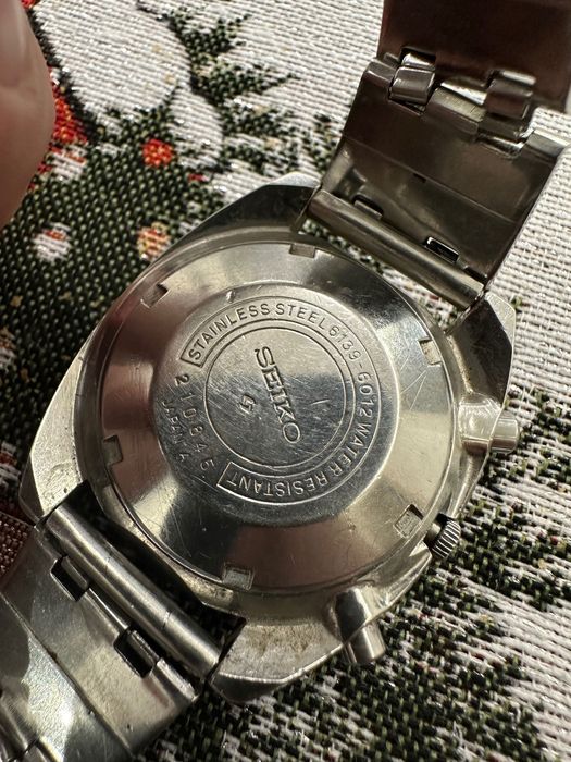Seiko Chronograph Сейко мъжки часовник от 70те Брус лии
