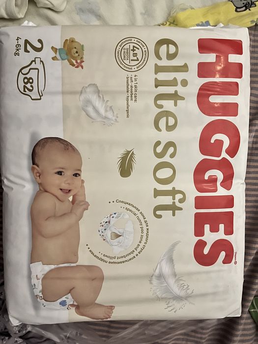 Подгузники Huggies Elite Soft 2, 82 шт