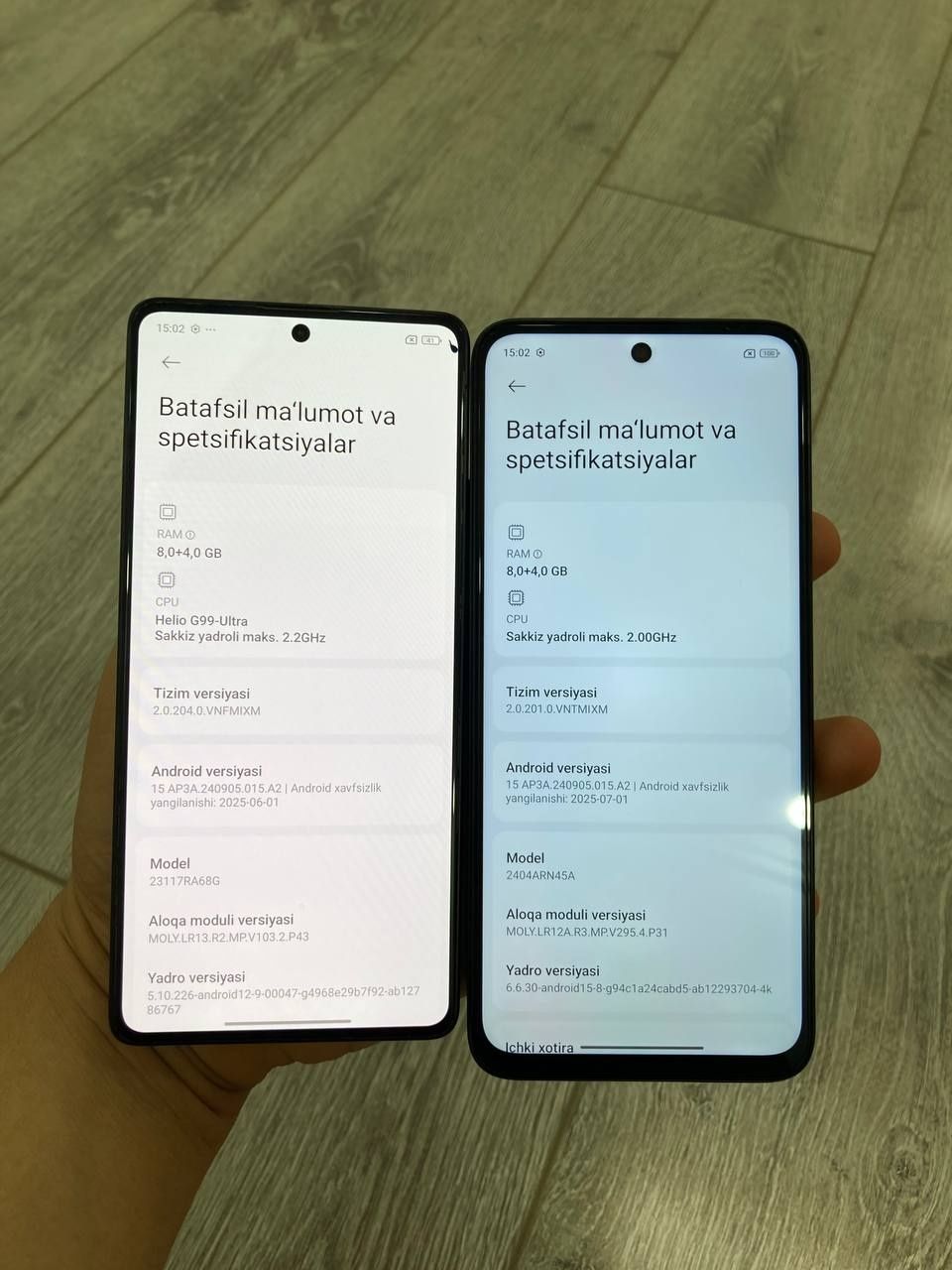 Redmi not 13 pro Redmi 13c skidkada