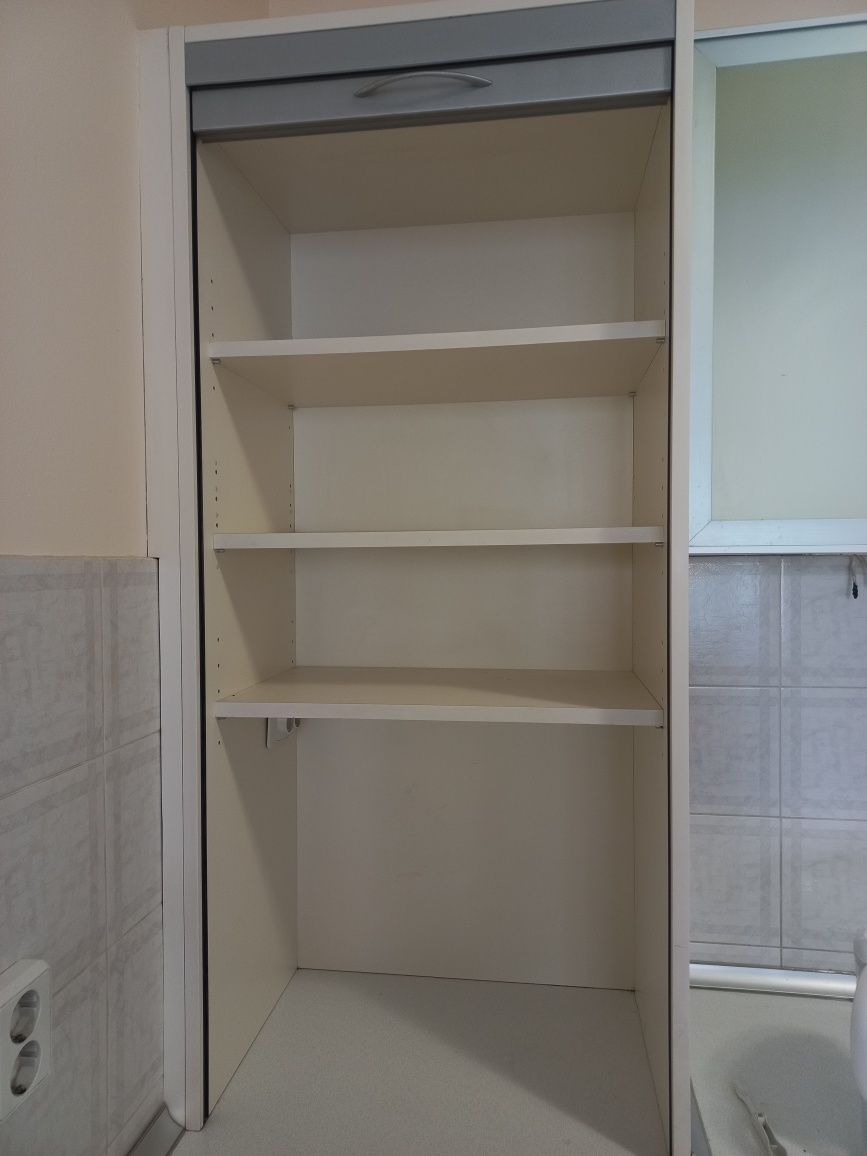 Кухненски шкаф,  с ролетка, мивка Blanco, аспиратор Faber