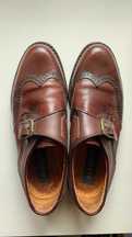 Pantofi vintage brogue, piele, 40
