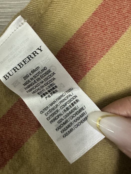 Fular Burberry casmir unisex