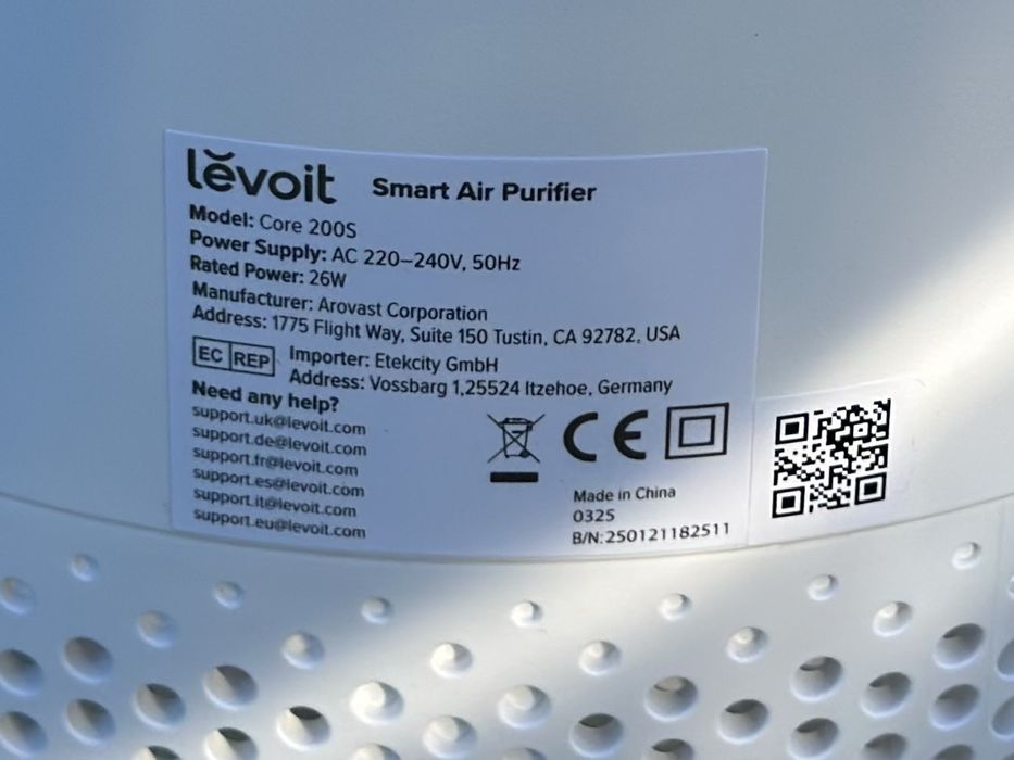 НОВ Пречиствател за въздух Levoit Core 200S Smart с БЕЗПЛАТНА ДОСТАВКА