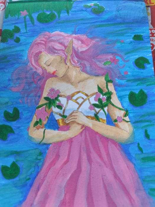 Картина с елф размер А5