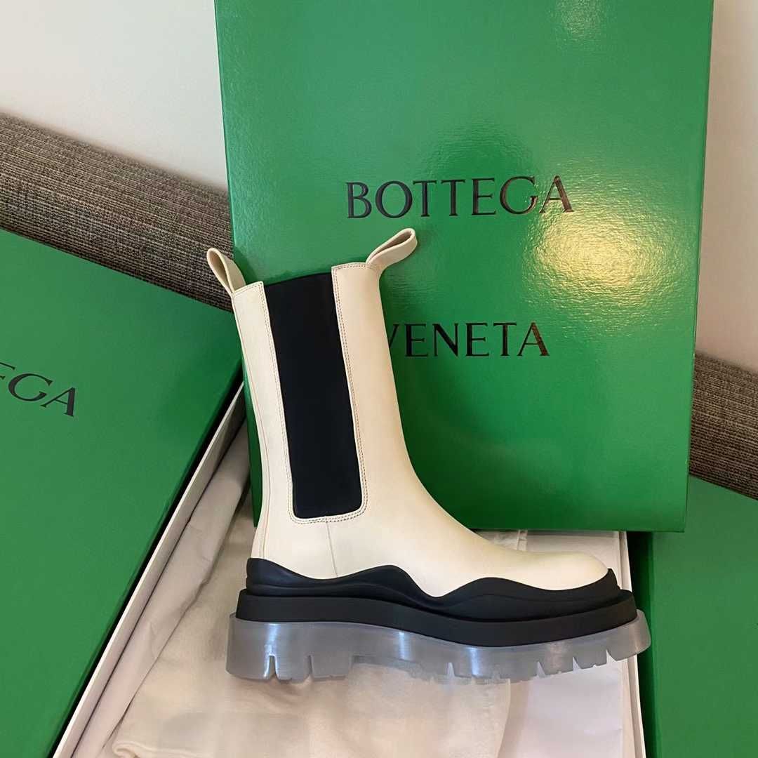 Bottega Veneta Pantofi pentru femei Cizme scurte botine din piele 6351