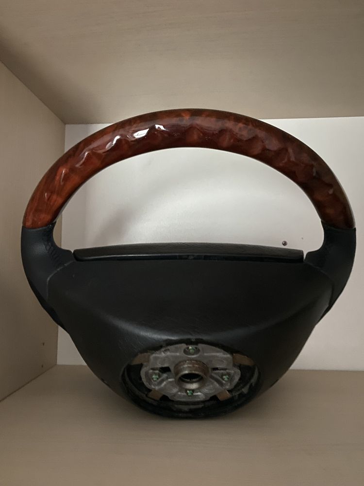 Volan lemn mahon mercedes w140 w210 w202 w124 w129 w126 w460