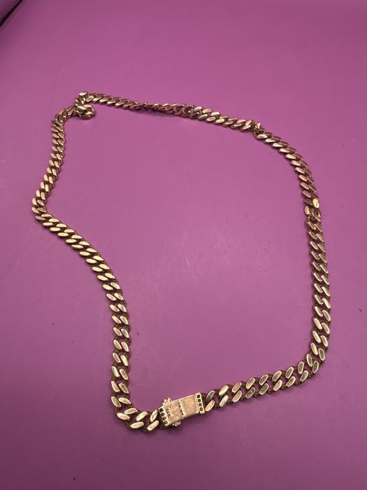 Lant cuban 14k 26.50gr •Matei Amanet Crangasi•