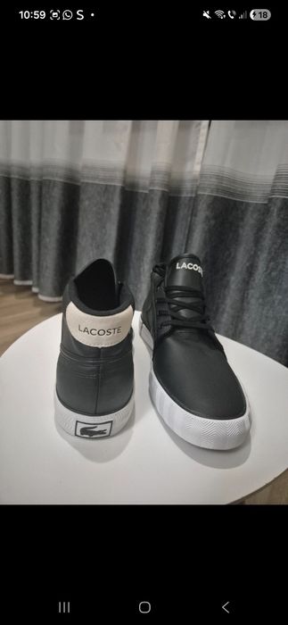 Lacoste Gripshot Chukka negre.