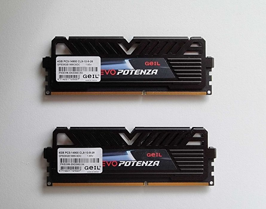 GEIL, Памет RAM 8GB 2x4GB DDR3 1866MHz