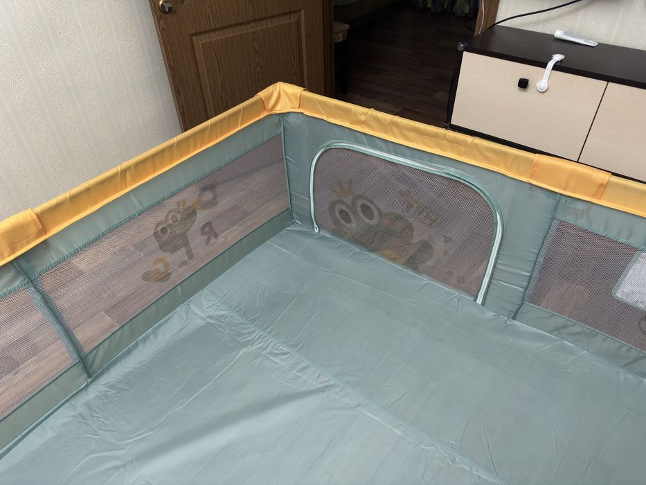 Игровой манеж, зеленый