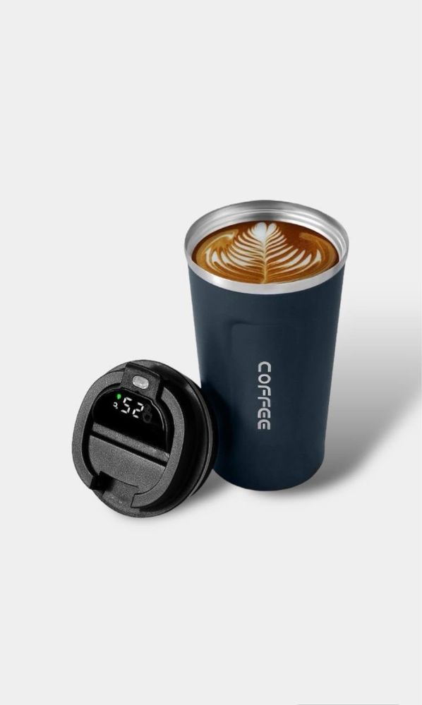 Термокружка для кофе, портативная и прочная в автомобиле