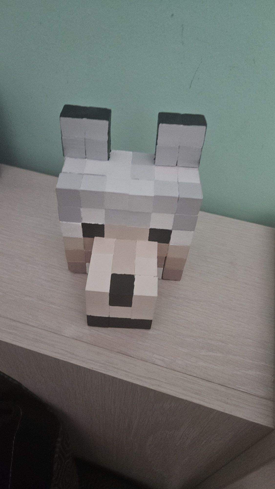 Cap Catel Minecraft din Lemn