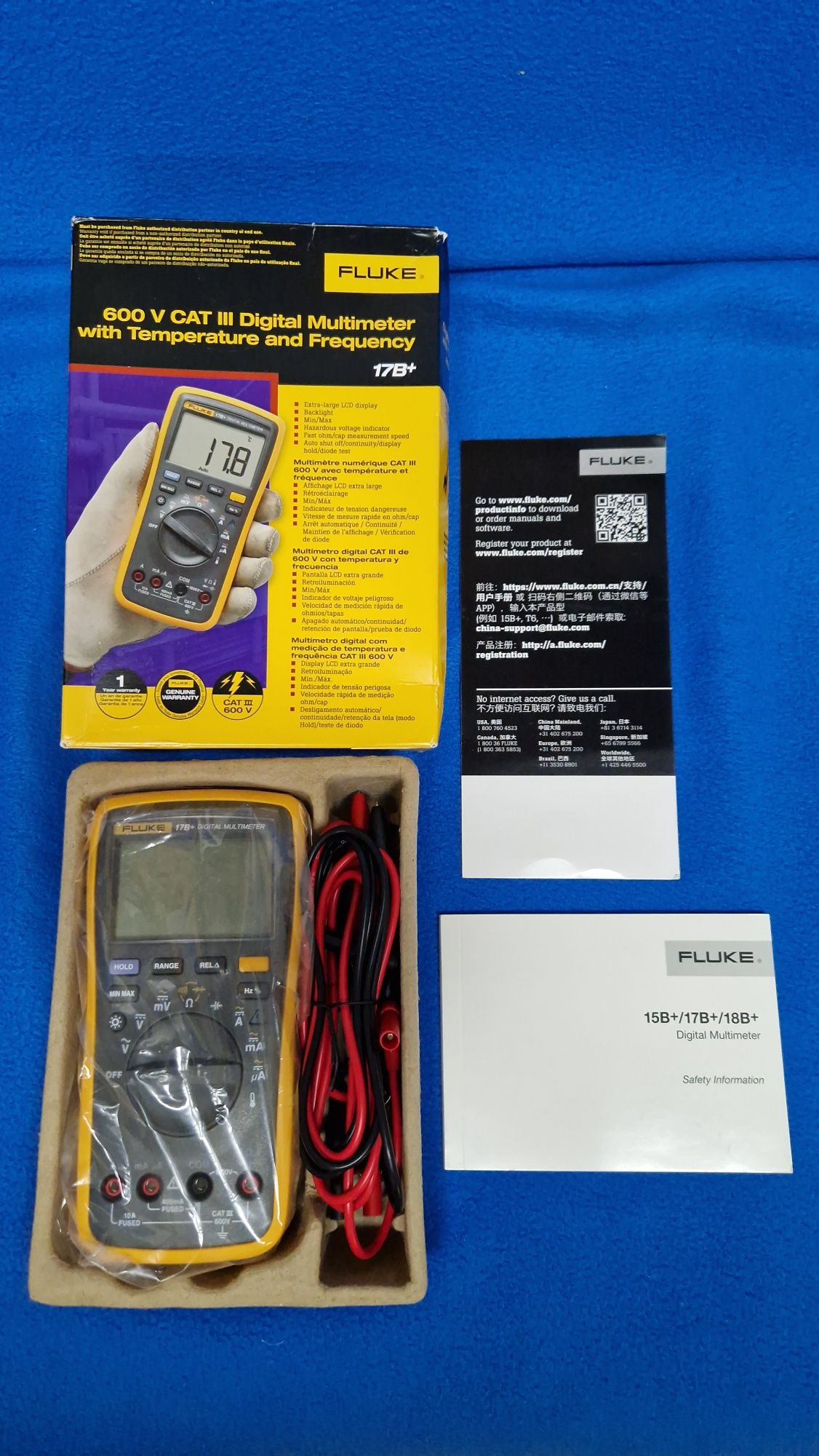 Fluke 17B+ Multimetru Digital
Fluke
FlukeFluke 17B+ Multime