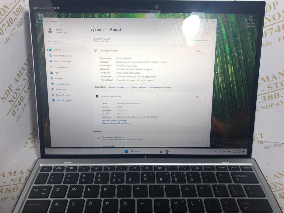 NDP Amanet Calea Mosilor 298 HP ELITE X2 G8 (44674)