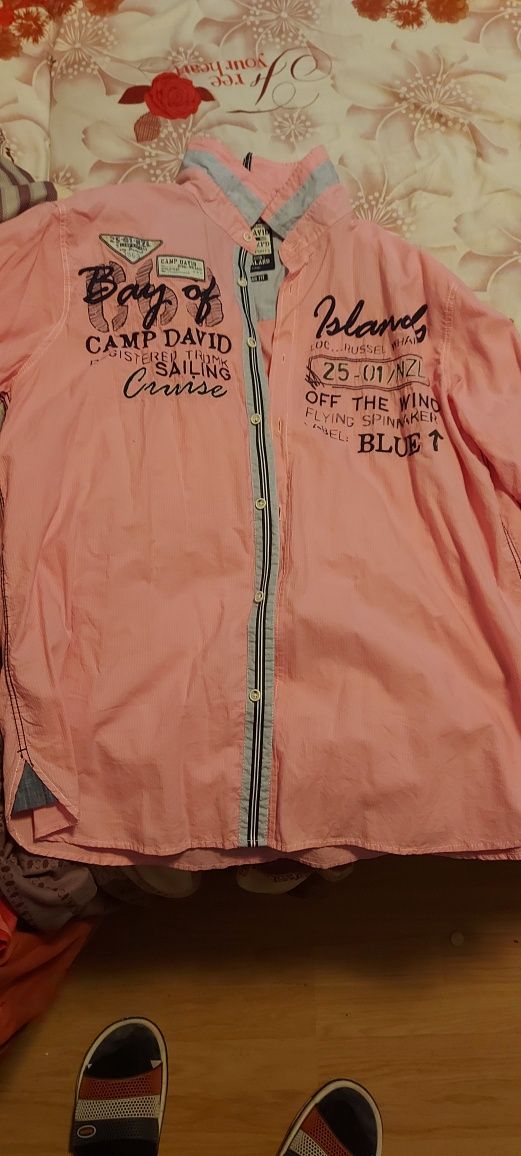 Camasa Camp David noua nouta XL regular fit nepurtata ORIGINALA