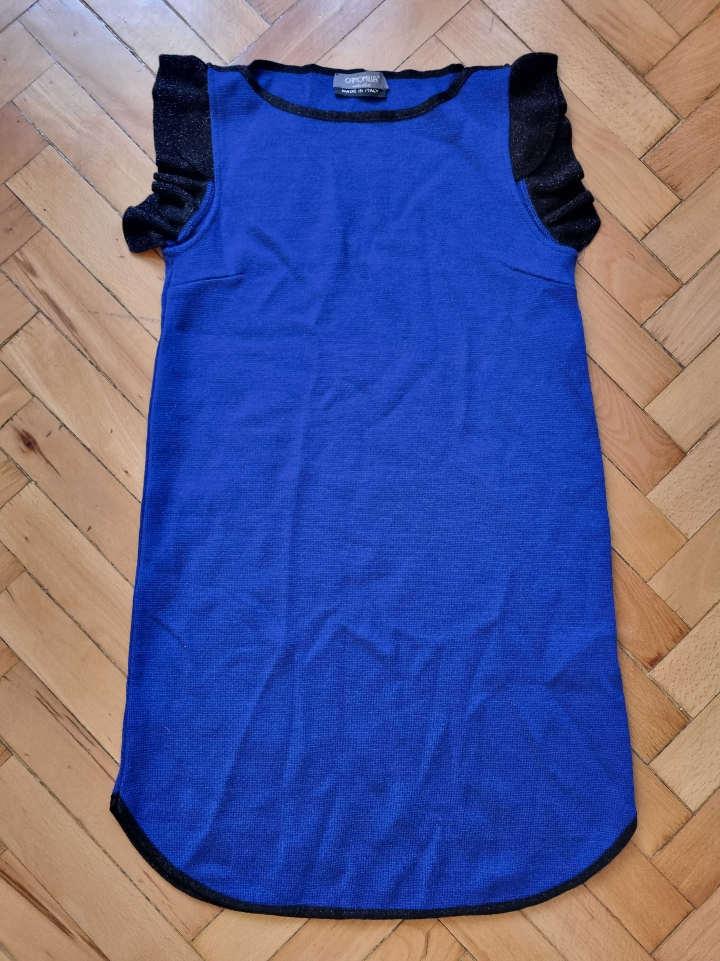 Ефектна италианска рокля фина плетка Camomilla M/L