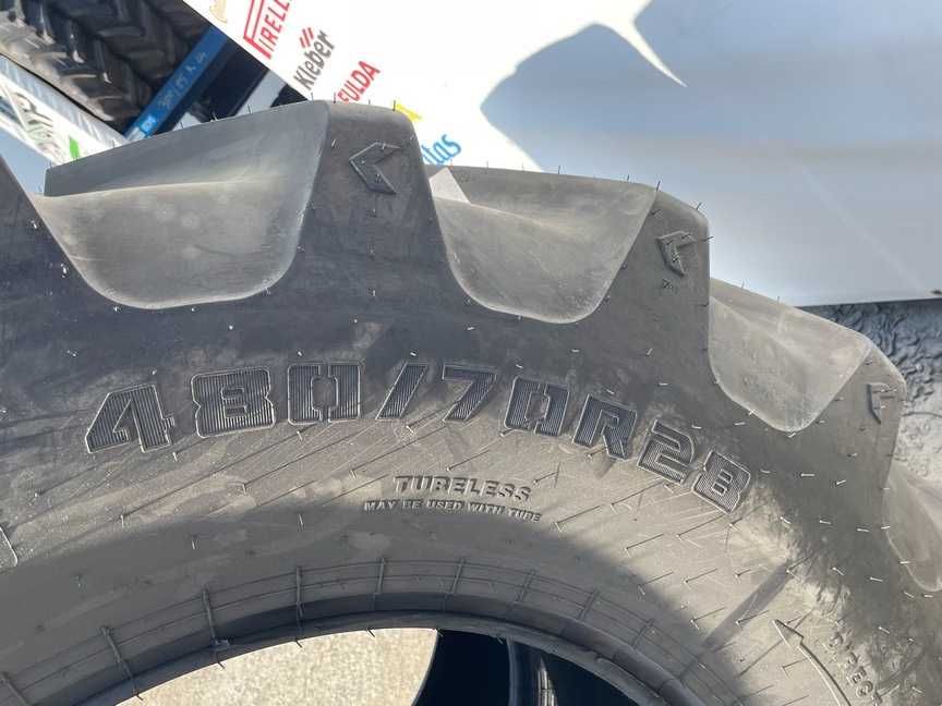 Cauciucuri noi indiene 480/70R28 CEAT Anvelope de tractor fata