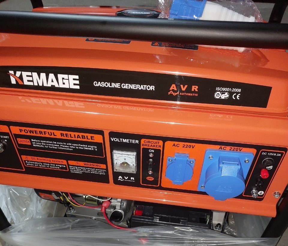 Generator dvijok 5,5 квт Kemage генератор движок 220 вольт