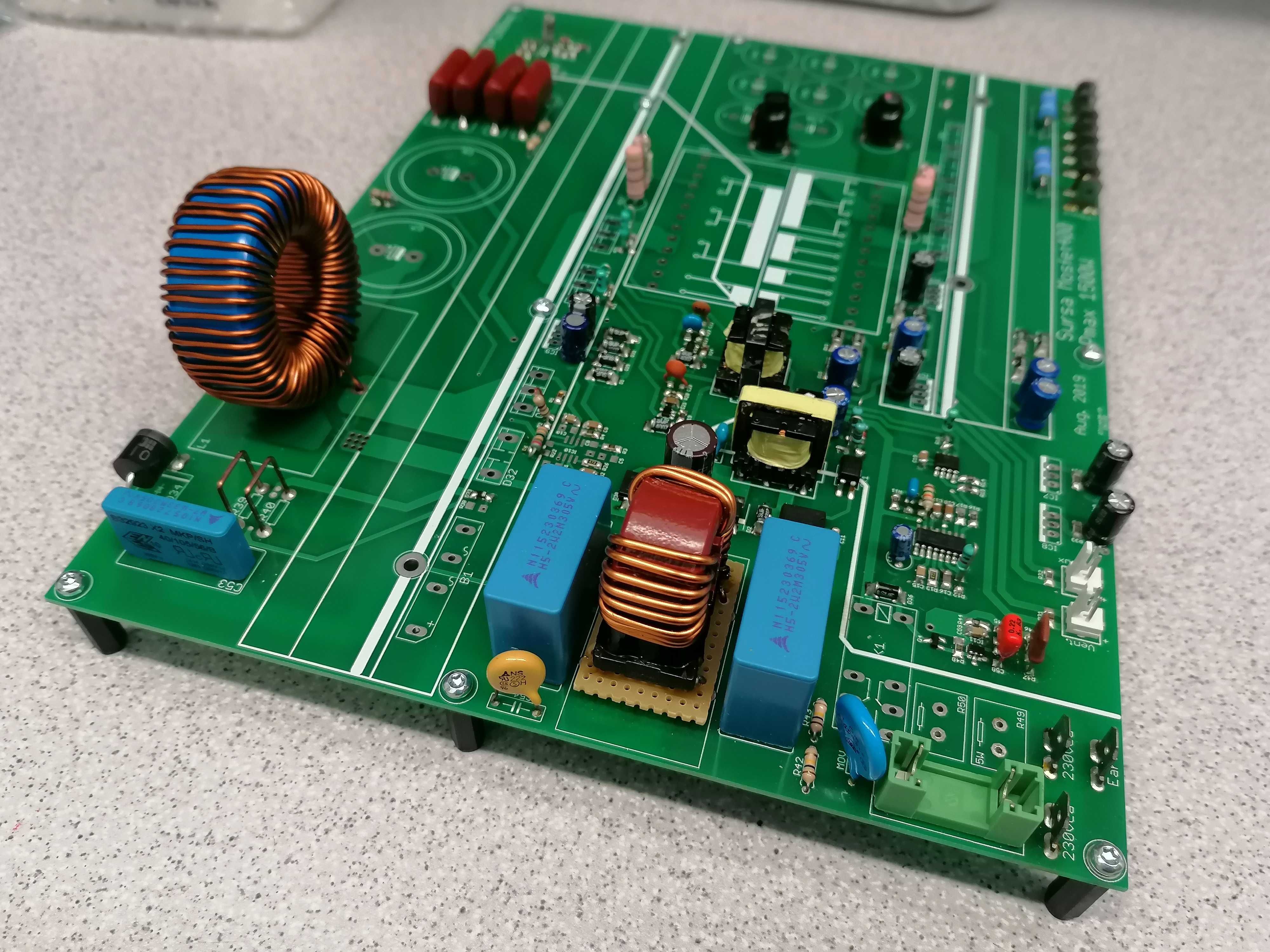 Sursa SMPS amplificator 1.5kW nefinalizata