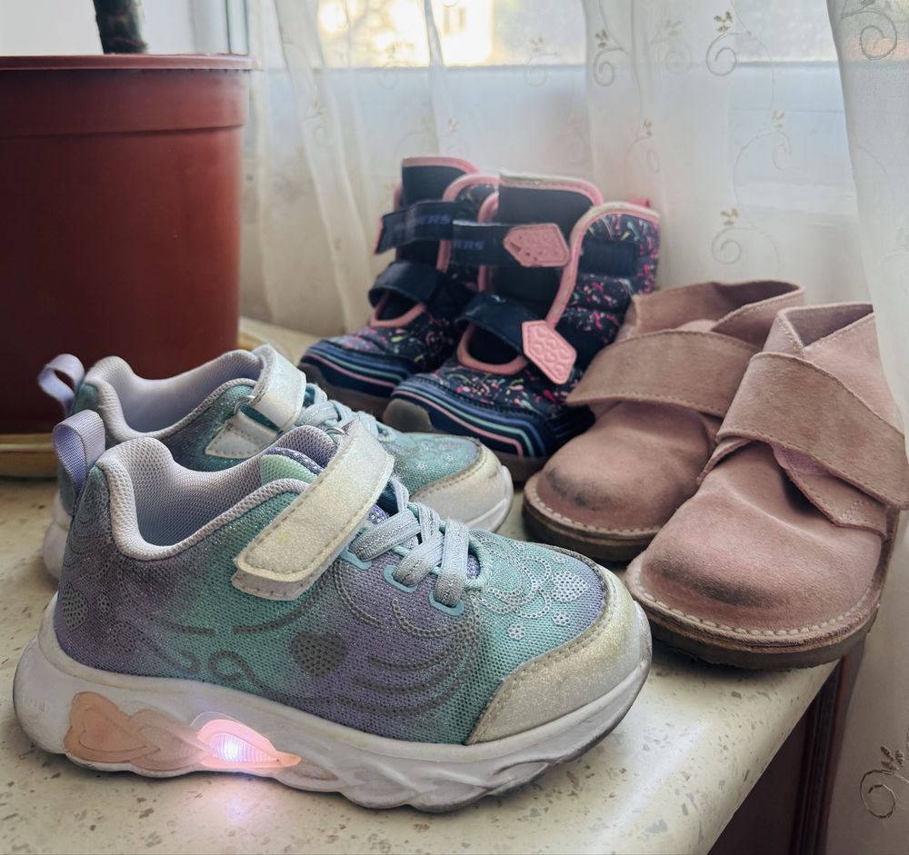 Светещи обувки skechers, nelli blu, mango