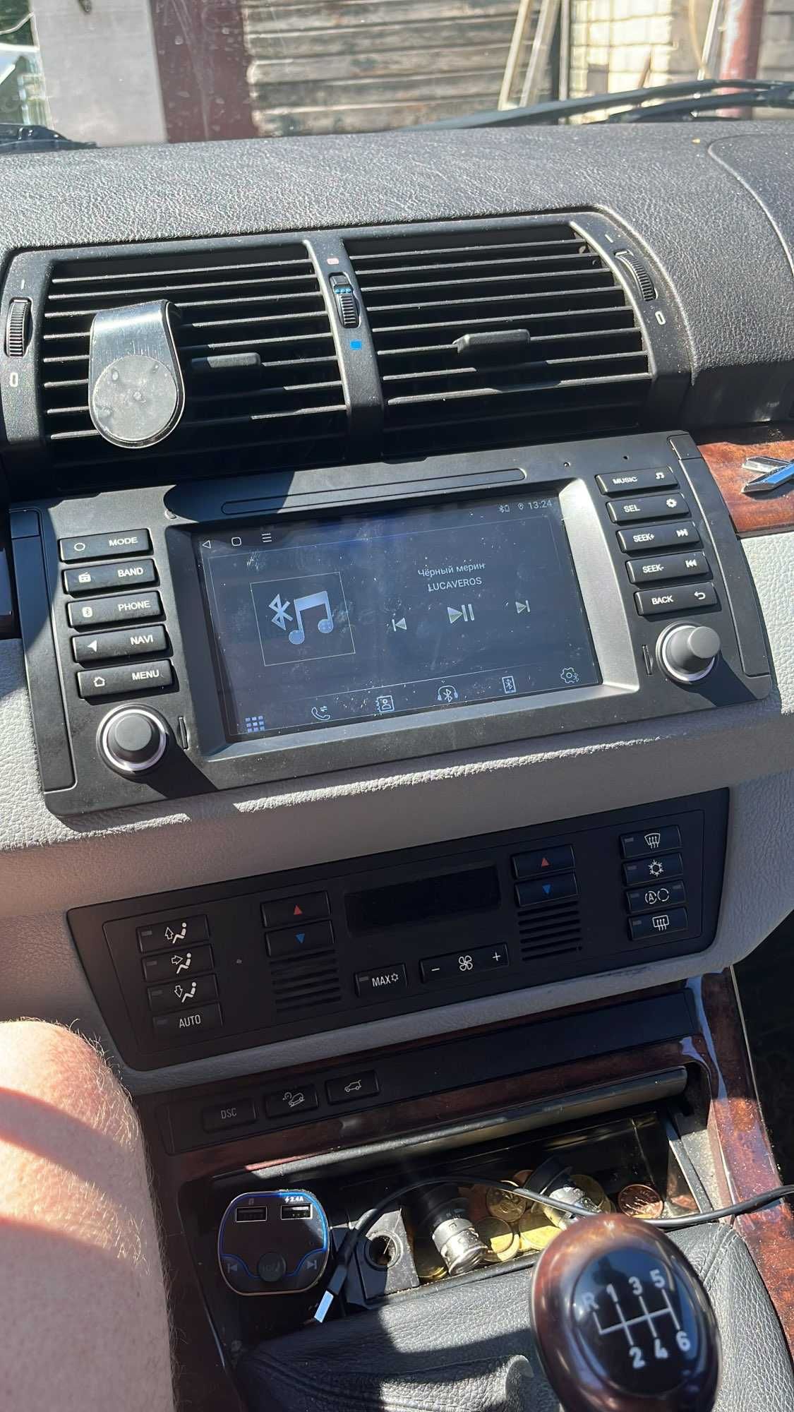 Navigatie GPS Android BMW Seria 5 E39 X5 E53 1-8GB RAM - QLed CarPlay