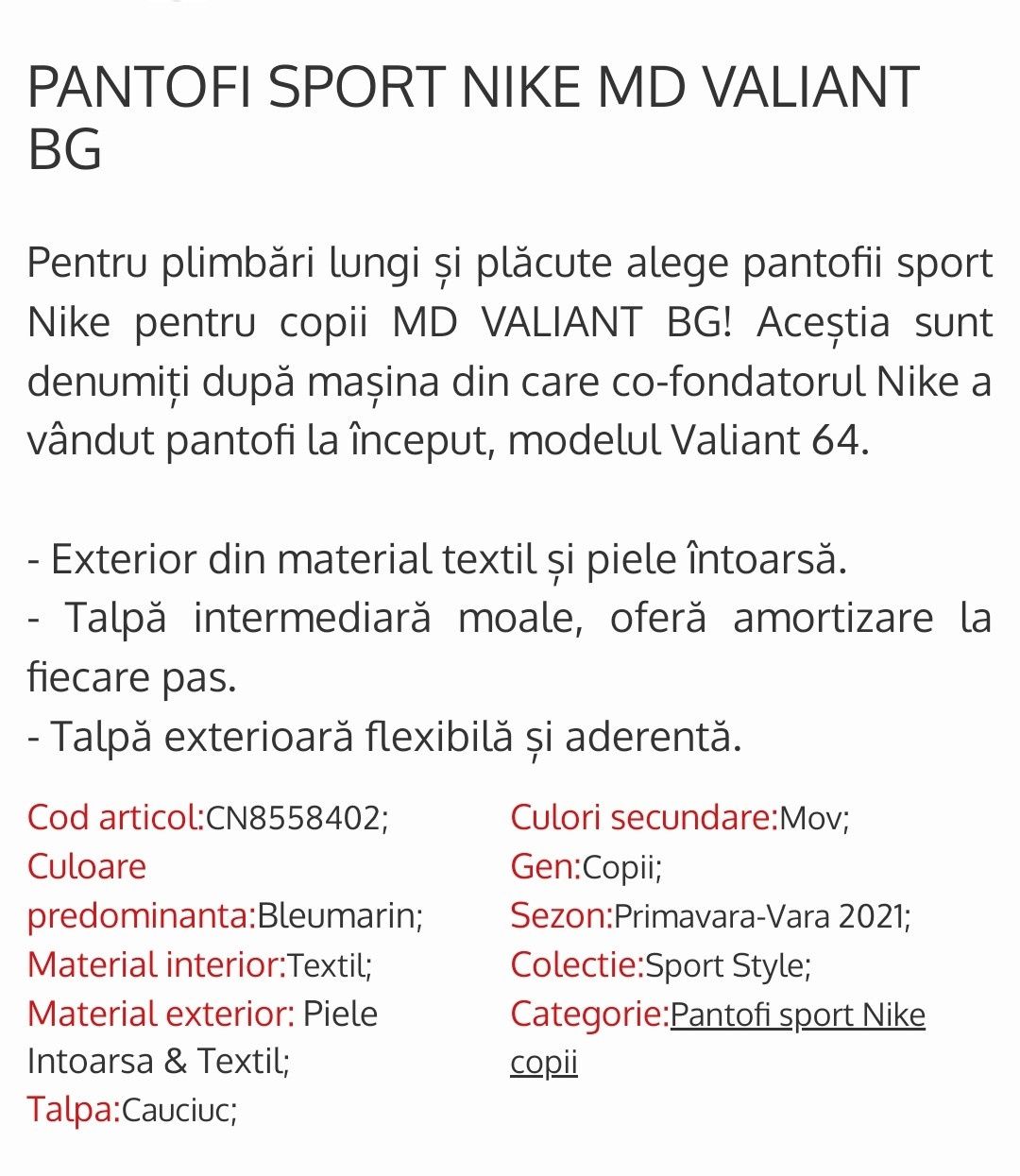 Pantofi sport Nike 40