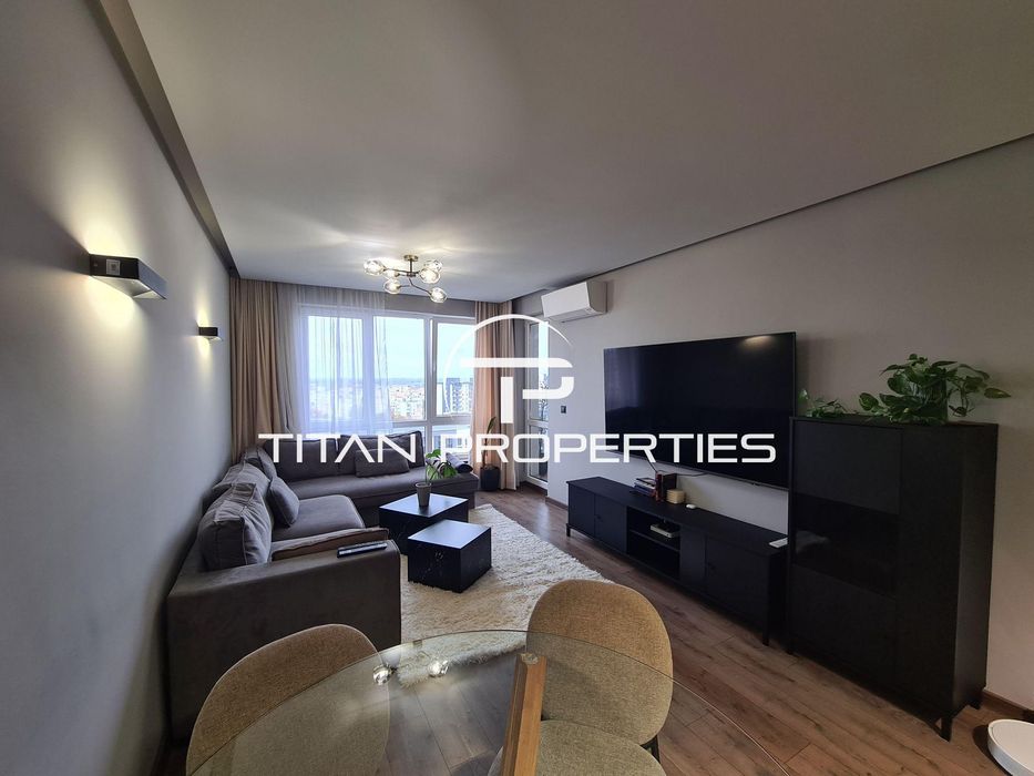 Луксозен двустаен апартамент с Панорамна Гледка в жк. Тракия