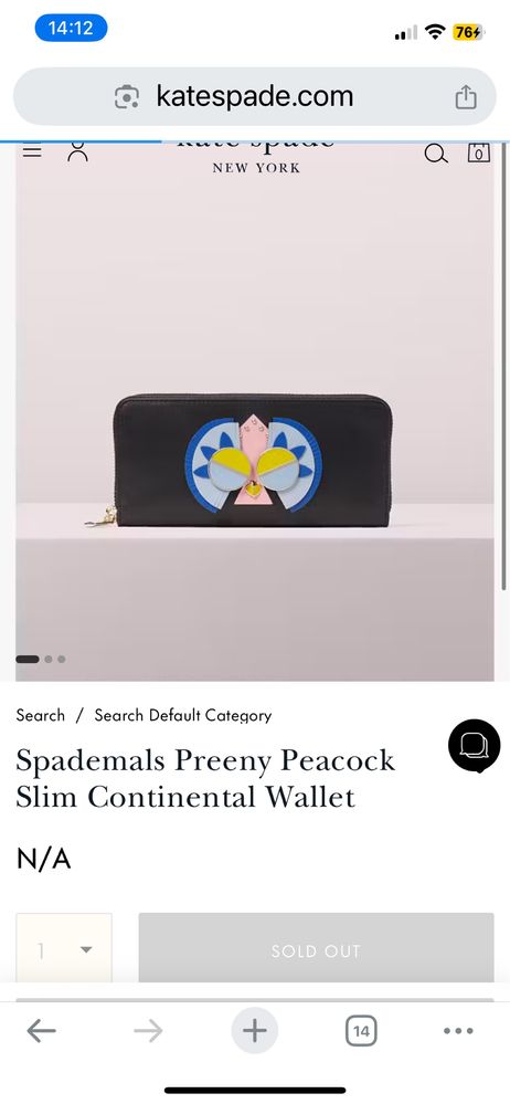 Portofel piele naturala Kate Spade