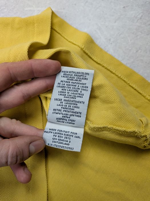 Tricou polo Ralph Lauren clasic vintage Y2K custom fit mărimea XXL