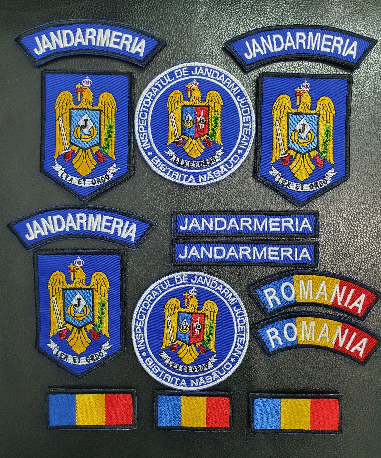 Broderie computerizată, grade,embleme militare