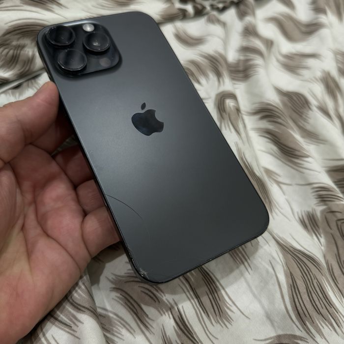 Iphone 16 pro max 256 gb qora rangi