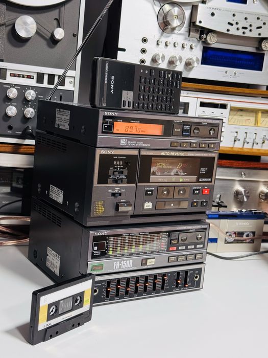 Linie midi SONY FH-150R,deck auto-reverse,telecomandă,egalizator,40W/c