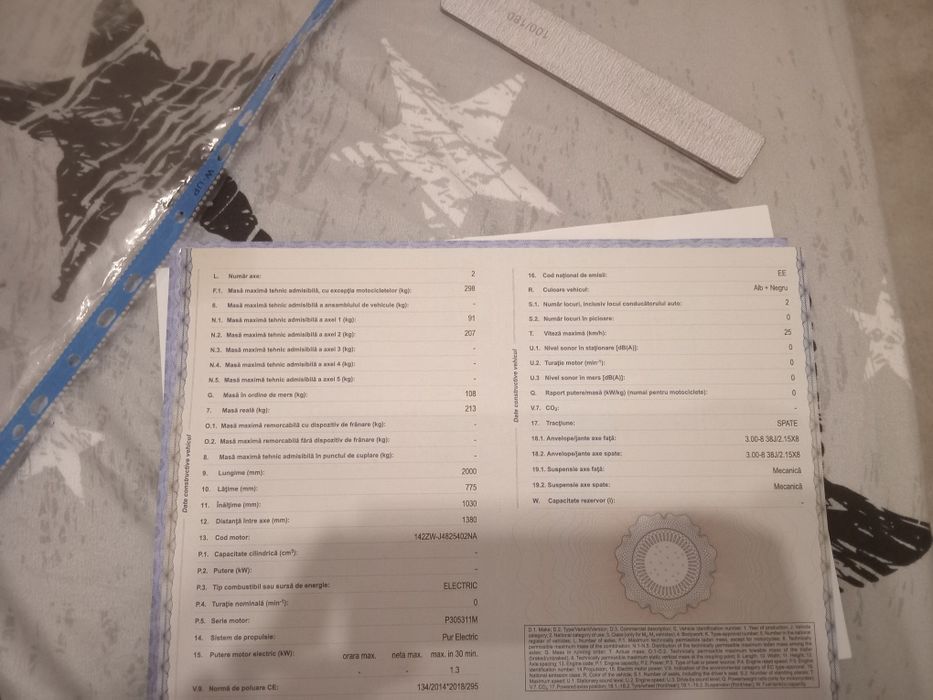 Triciclu electric zetec nou la 0km