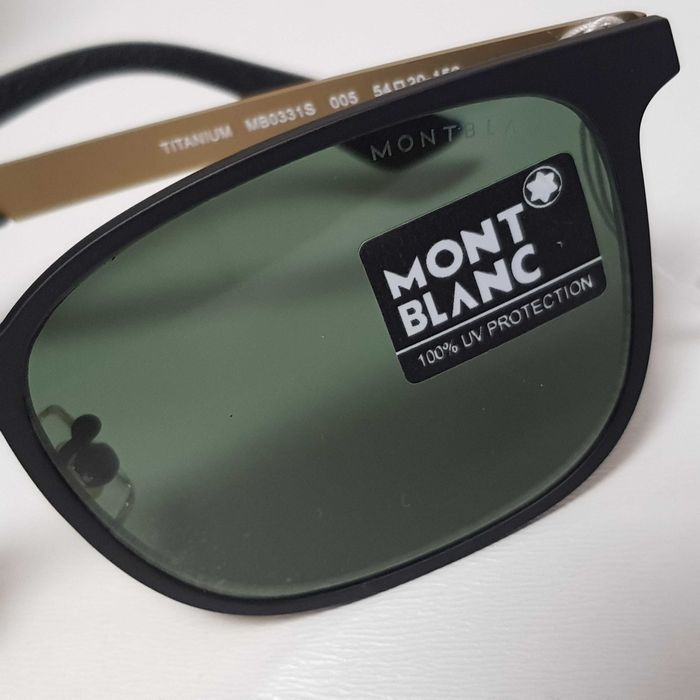 Ochelari de soare MontBlanc rama titanium UV, protectie
