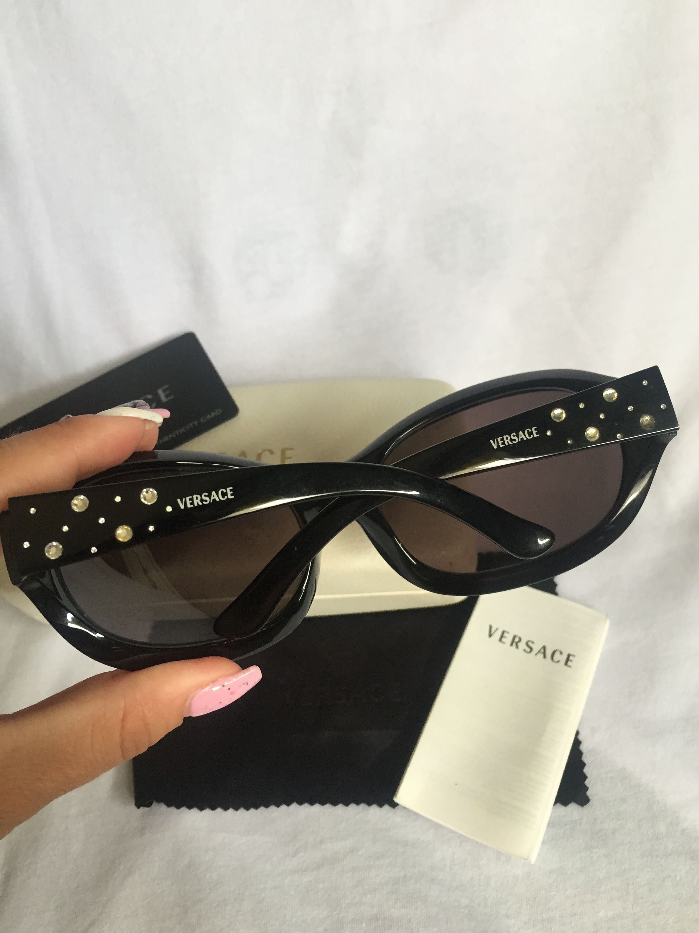 Слънчеви очила с камъни VERSACE