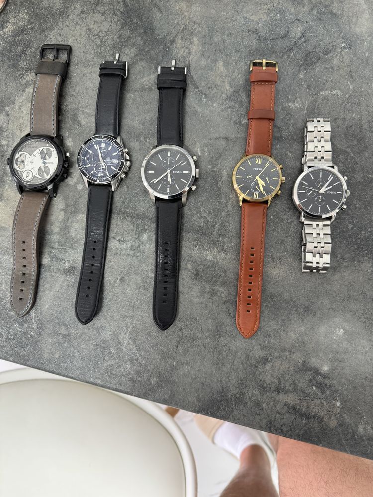 Vand ceasuri casual, elegante Police, Casio si Fosil