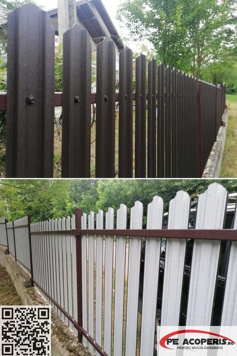 Sipca metalica pentru gard si porti, montaj rapid, posibil si in Rate