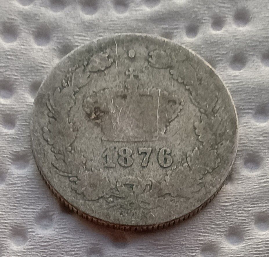 50 bani 1876 - argint - rar