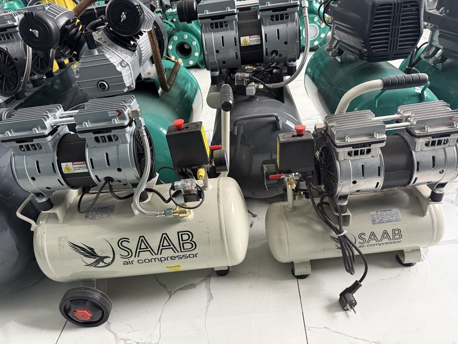 Безшумный воздушный компрессор SAAB air kompressor bezshumniy 9L