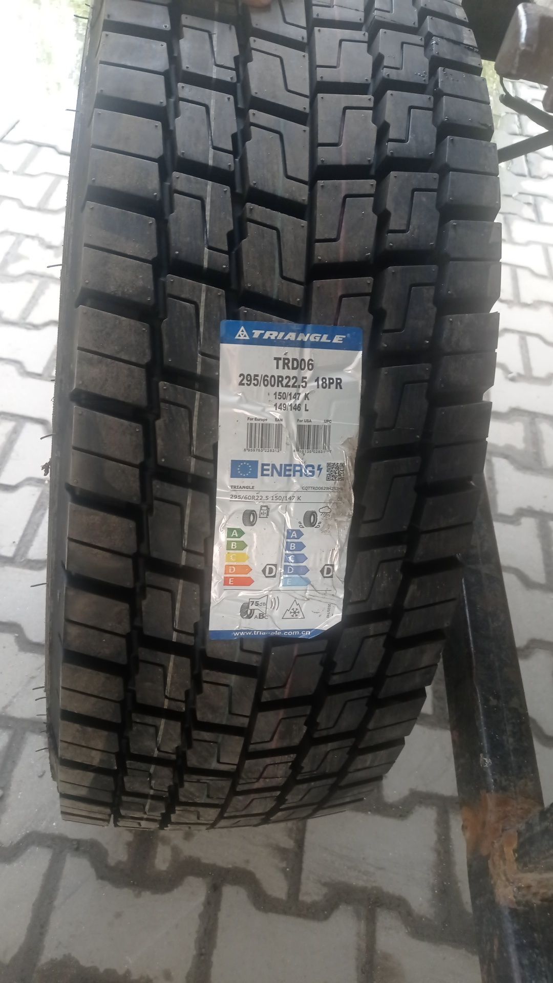 Triangle 296/60R22.5 18pr ведущий  Тигач,Volvo,DAF.5 18слой Triangle